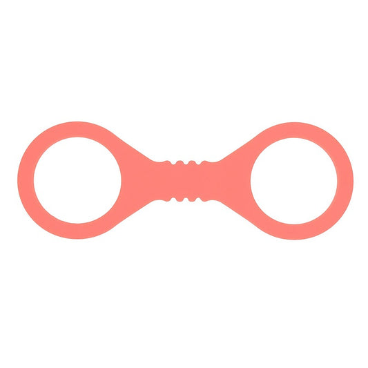 Sex and Mischief Peaches n CreaMe BDSM Silicone Cuffs Peach - Cuffs And Restraints