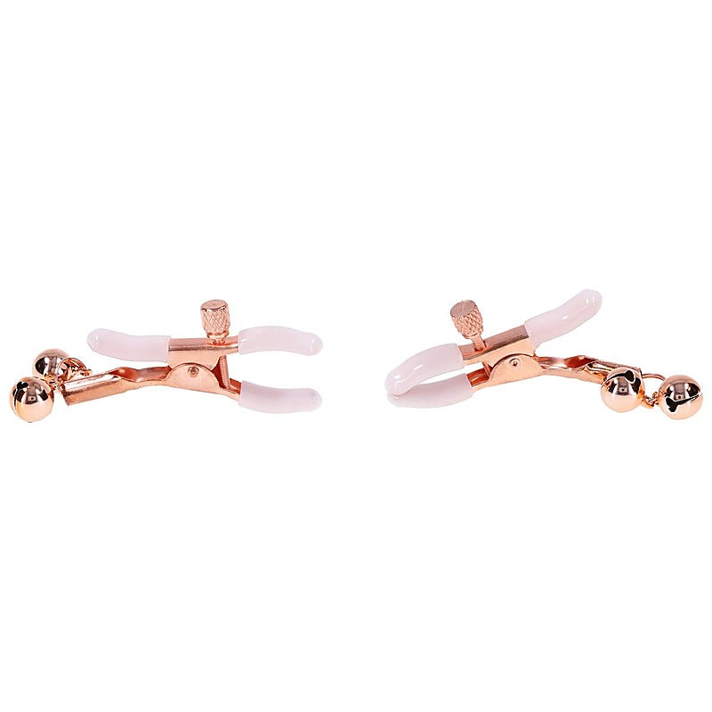 Peaches 'n CreaMe Bell Nipple Clamps by Sportsheets - Nipple and Clit Clamps