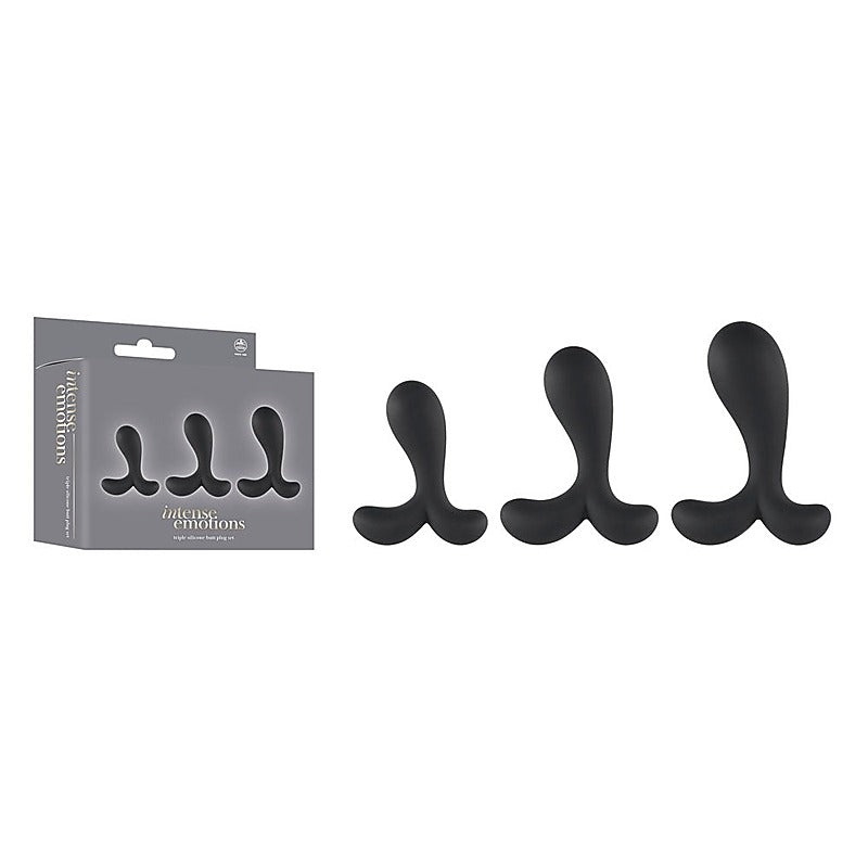 Intense Emotions Sex Of 3 Sizes Butt Plugs by NANMA - Butt Plugs