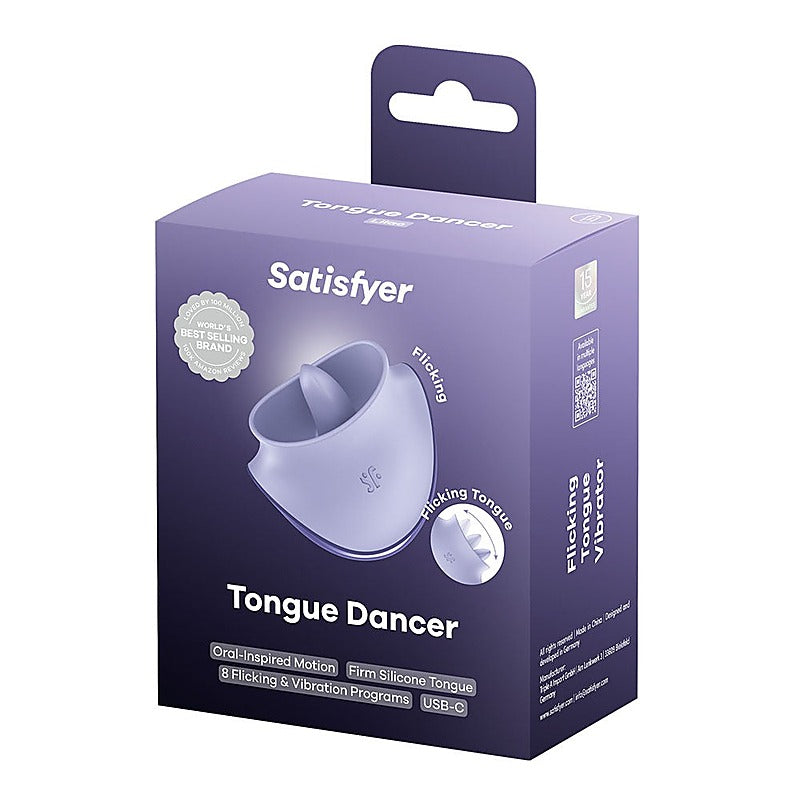 Tongue Dancer Rechargeable Flicking Stimulator by Satisfyer - Clit Ticklers and Pulsators