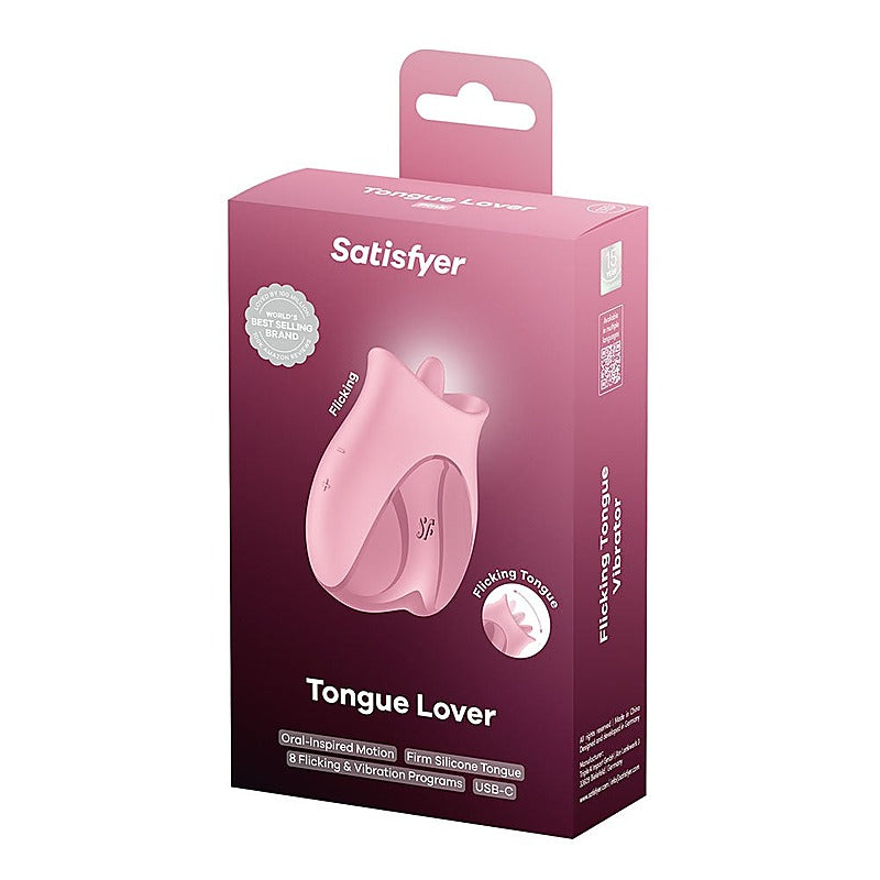 Satisfyer Tongue Lover Rechargeable Clitoral Vibrator - Clit Ticklers and Pulsators