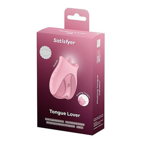 Satisfyer Tongue Lover Rechargeable Clitoral Vibrator - Clit Ticklers and Pulsators