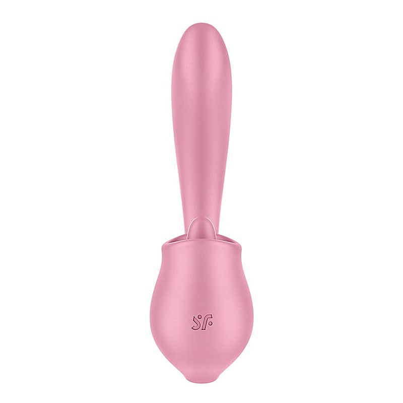 Satisfyer Tongue Genius Vibrator with Clit Stimulator - Clit Ticklers and Pulsators
