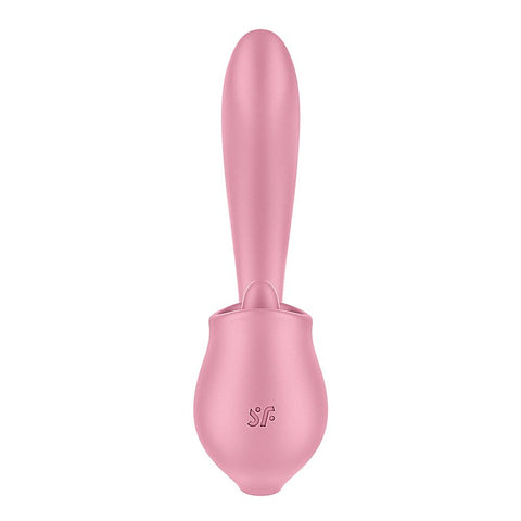 Satisfyer Tongue Genius Vibrator with Clit Stimulator - Clit Ticklers and Pulsators