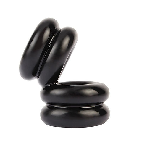 Double Stacked Dual Pleasure Mens Cock Ring by Chisa - Stretchy Cock Rings