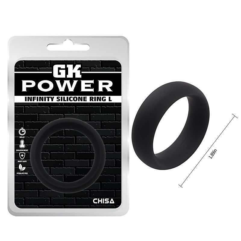 Infinity Comfort Men's Silicone Cock Ring by Chisa - Stretchy Cock Rings