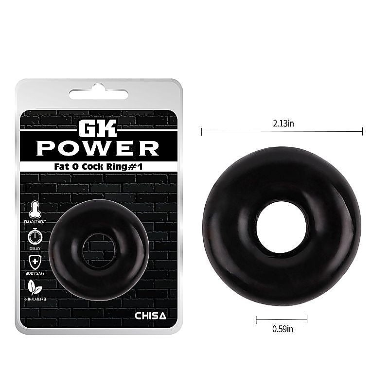 Fat O Erection Enhancer Ball and Cock Ring by Chisa - Stretchy Cock Rings
