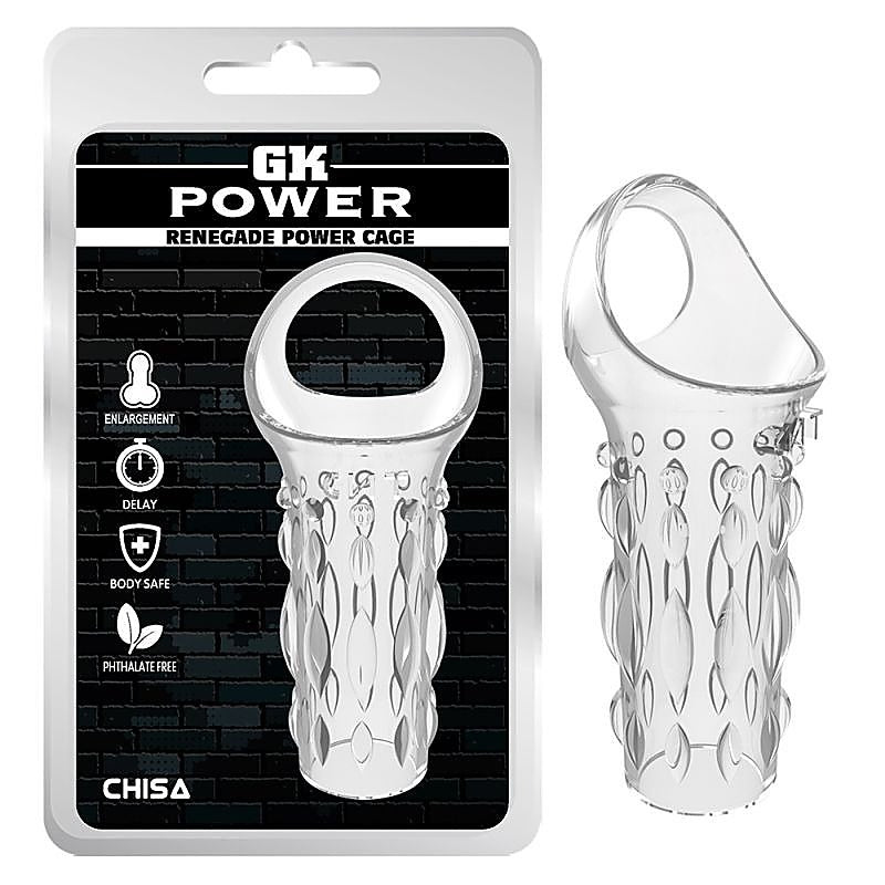 Chisa Renegade Mens Pleasure Power Cage - Male Chastity
