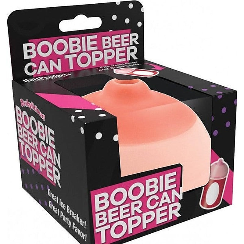 Boobie Shaped Beer Can Topper by Hott Products - Party Gifts and Novelties