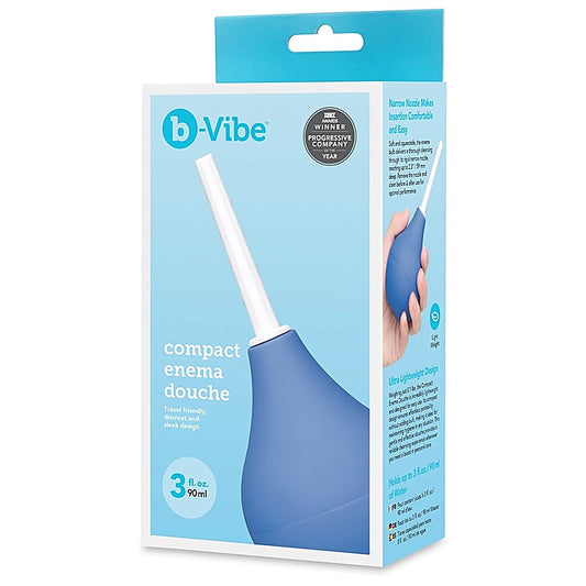 b-Vibe Compact Anal Cleansing Enema Douche - Enemas and Douches