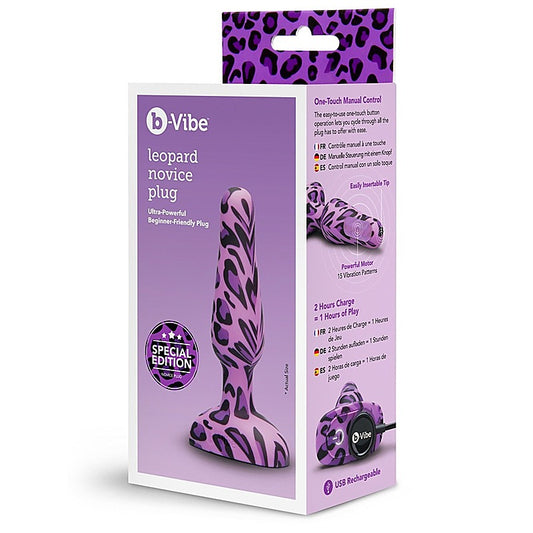 b-Vibe Novice Ultra Powerful Beginner Friendly Butt Plug - Butt Plugs