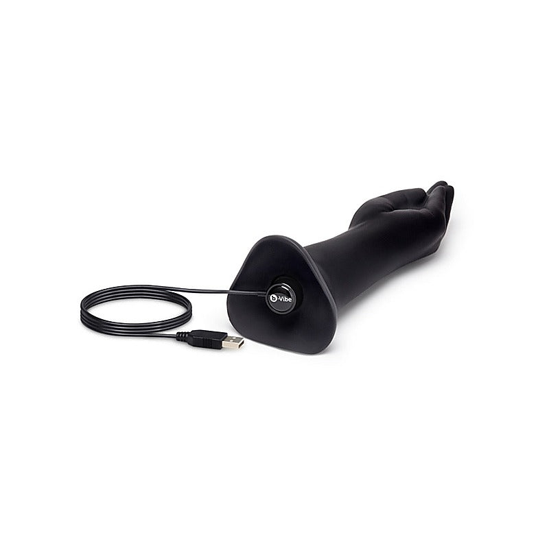 Usb Rechargeable Vibrating Silicone Fisting Dildo By B-Vibe - Realistic Dildos