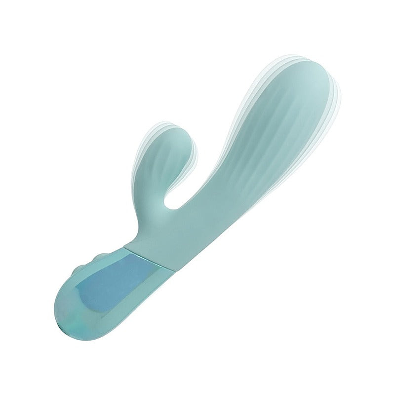 Aura Dual Ripple Rabbit Vibrator by California Exotics - Rabbit Vibrators
