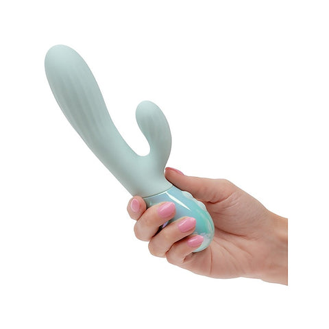 Aura Dual Ripple Rabbit Vibrator by California Exotics - Rabbit Vibrators