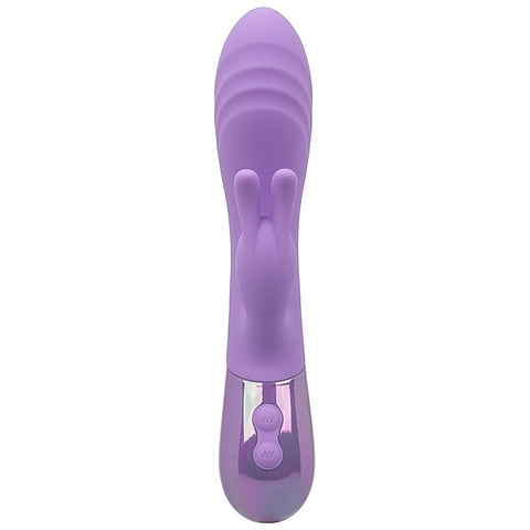 Aura Dual Bunny Ears Rabbit Massager by California Exotics - Rabbit Vibrators