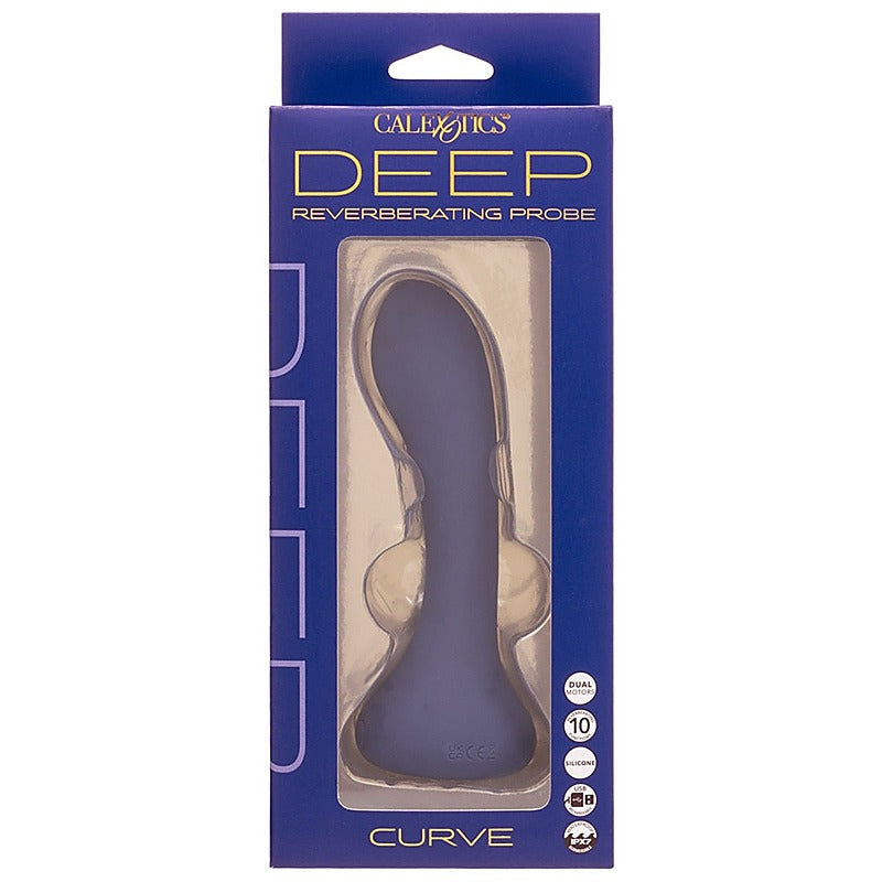 Deep Curve Vibrating Butt Plug Probe by California Exotics - Butt Plugs