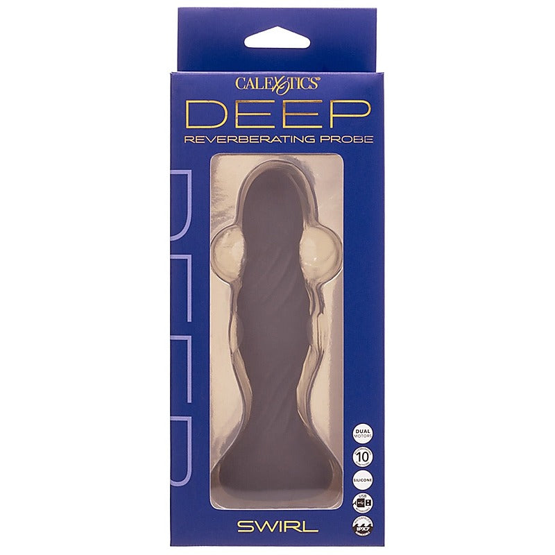 Deep Swirl Reverberating Butt Plug by California Exotics - Butt Plugs