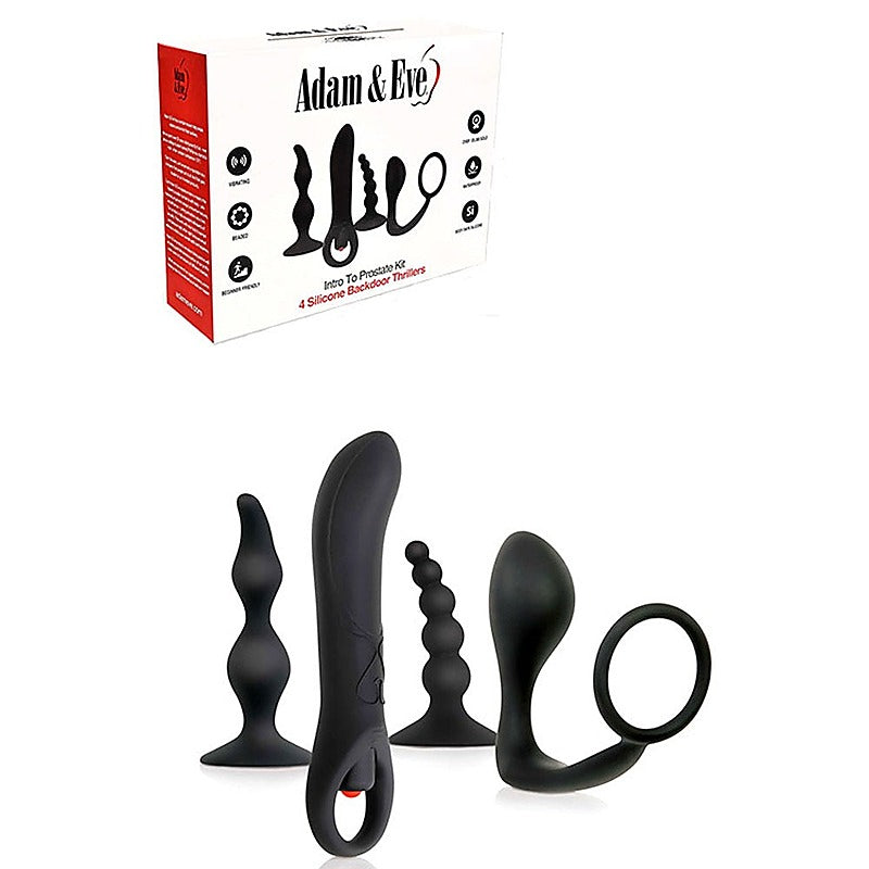Adam and Eve 4 Piece INTRO TO PROSTATE Pleasure KIT - Unclassified
