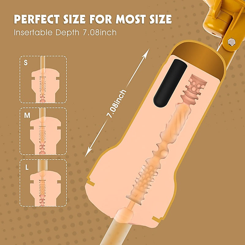 Kelsi Vibrating Realistic Vagina Cup by Chisa - Masturbators and Strokers