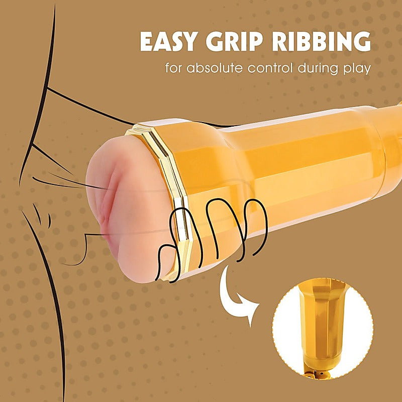 Kelsi Vibrating Realistic Vagina Cup by Chisa - Masturbators and Strokers