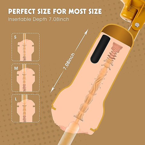 Shyla Realistic Vibrating Vagina Cup by Chisa - Masturbators and Strokers