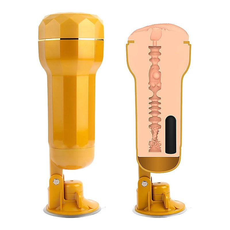 Abbie Realistic Vagina Vibrating Cup by Chisa - Masturbators and Strokers