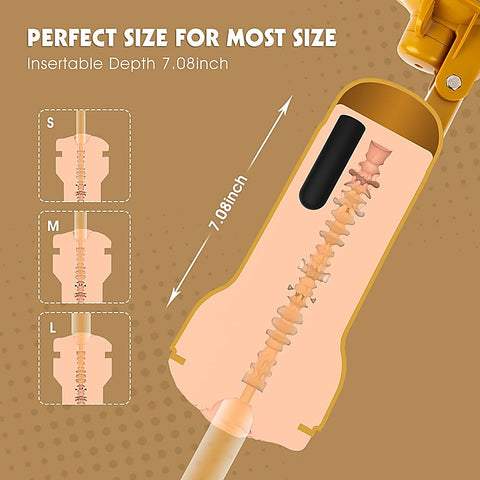 Jessie Realistic Vibrating Vagina Cup by Chisa - Masturbators and Strokers