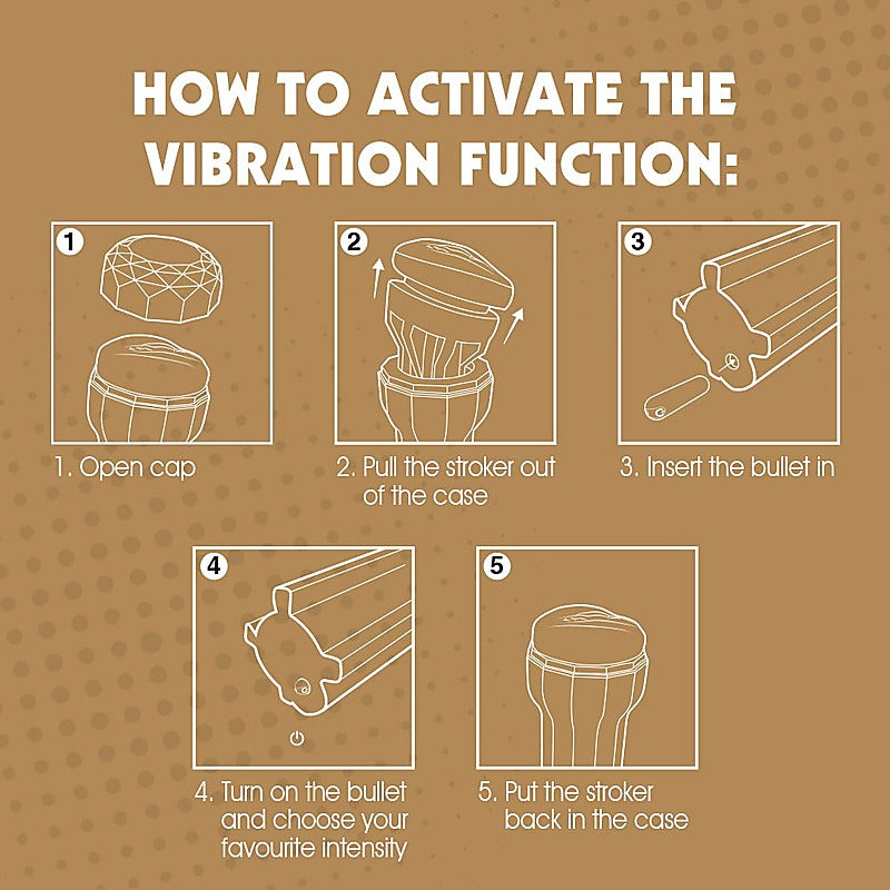 Jessie Realistic Vibrating Vagina Cup by Chisa - Masturbators and Strokers