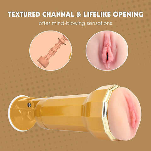 Holly Realistic Vagina Vibrating Cup by Chisa - Masturbators and Strokers