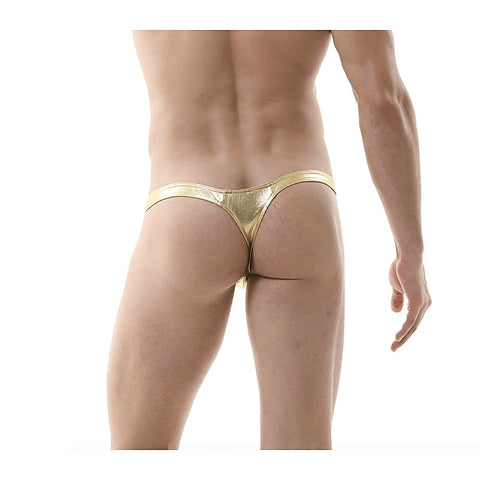 Mens Metallic G-string Underwear S/M by Love In Leather - Jocks and G-Strings