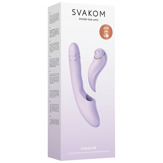 Svakom DuoGlow Multi Function Rotating Rabbit Vibrator - Rabbit Vibrators