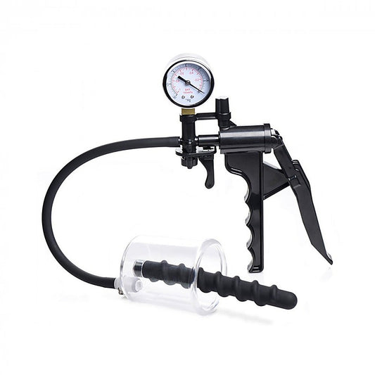 BDStyle Rosebud Vacuum Anal Pump With Swirl Anal Bead - Anal Beads and Balls