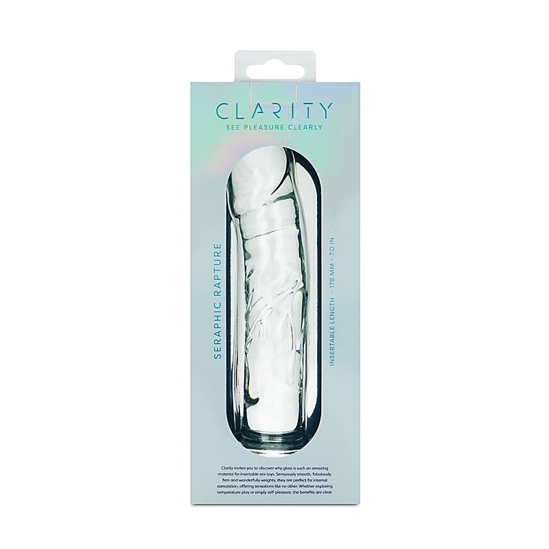 Creative Conceptions Clarity Seraphic Rapture Glass Dildo - Glass Sex Toys