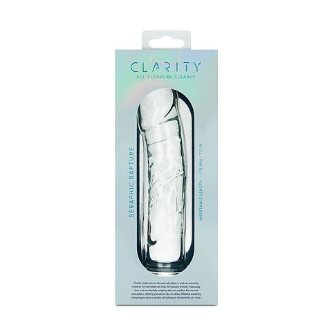 Creative Conceptions Clarity Seraphic Rapture Glass Dildo - Glass Sex Toys