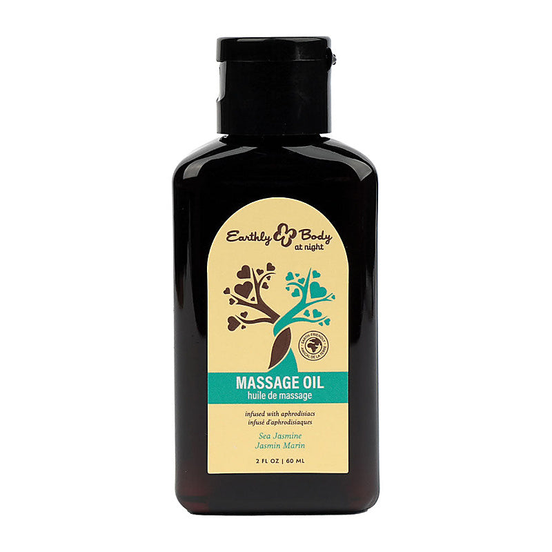 Earthly Body Hemp Seed Scented Adult Massage Oil 60 ml - Massage Oils and Lubricants