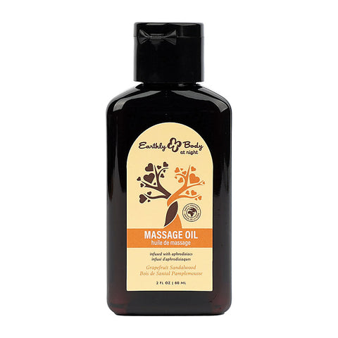 Earthly Body Hemp Seed Scented Adult Massage Oil 60 ml - Massage Oils and Lubricants