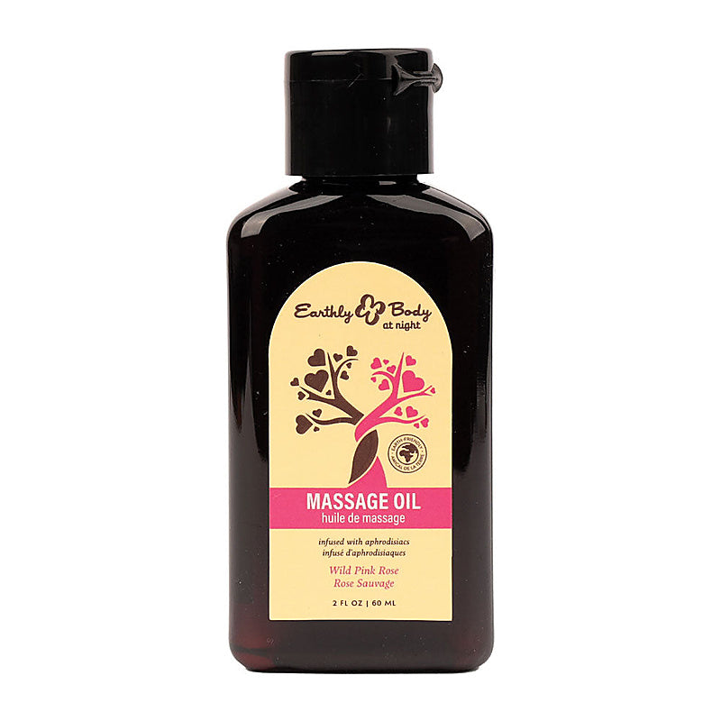 Earthly Body Hemp Seed Scented Adult Massage Oil 60 ml - Massage Oils and Lubricants