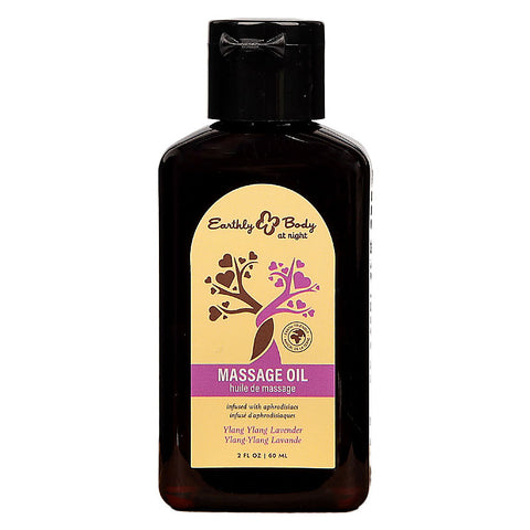 Earthly Body Hemp Seed Scented Adult Massage Oil 60 ml - Massage Oils and Lubricants