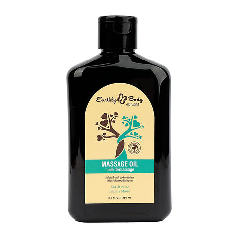 Earthly Body Hemp Seed Scented Massage Oil 250 ml - Massage Oils and Lubricants
