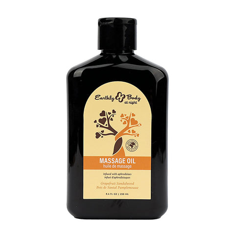 Earthly Body Hemp Seed Scented Massage Oil 250 ml - Massage Oils and Lubricants