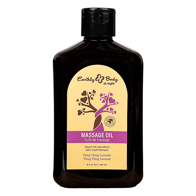 Earthly Body Hemp Seed Scented Massage Oil 250 ml - Massage Oils and Lubricants