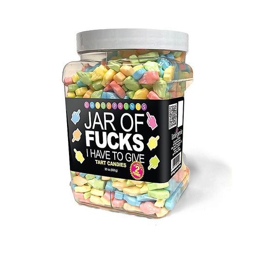 Jar Of Fucks I Have To Give Fruit Flavoured Lollies - Party Gifts and Novelties