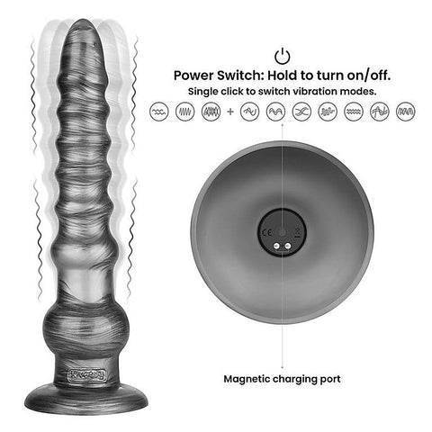 King Sized Vibrax Slider Vibrating Dildo by Lovetoy - Vibrating Dildos