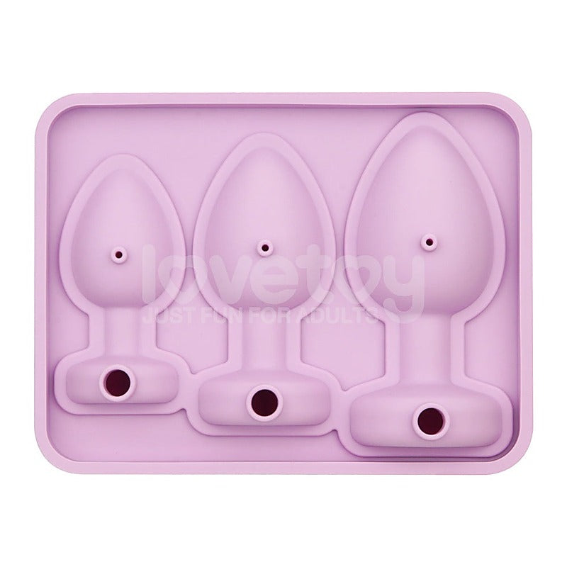 Butt Plug Silicone Novelty Ice Tray by Lovetoy - Party Gifts and Novelties