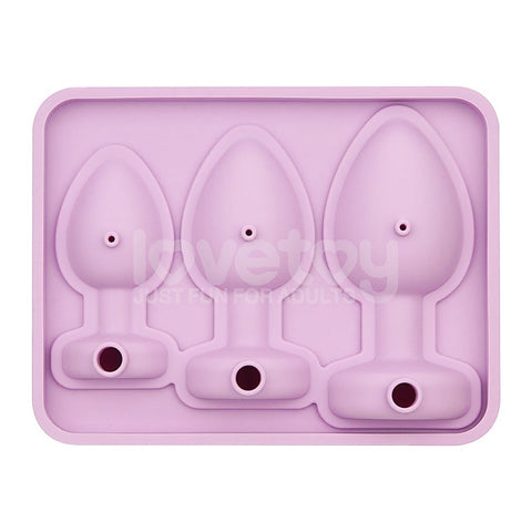 Butt Plug Silicone Novelty Ice Tray by Lovetoy - Party Gifts and Novelties