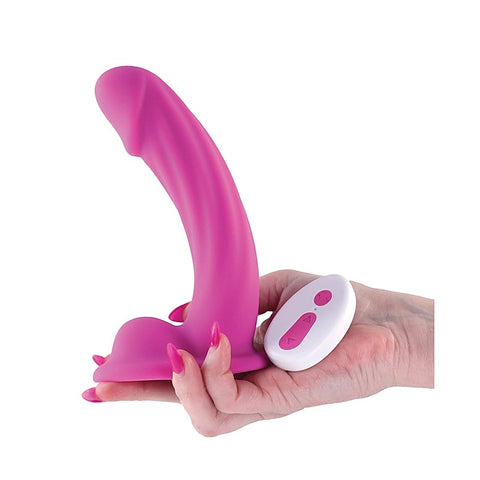NS Novelties 6 Inches Remote Controlled Vibrating Dildo - Vibrating Dildos
