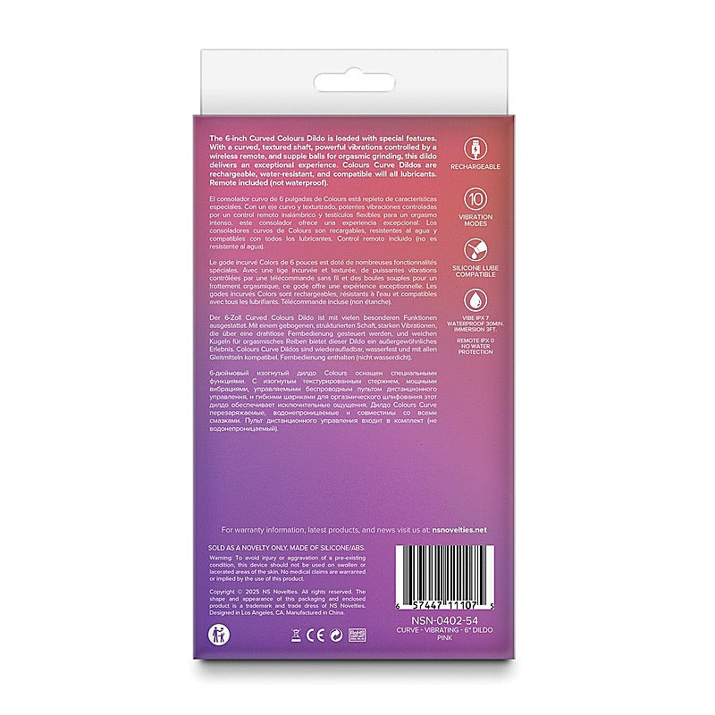 NS Novelties 6 Inches Remote Controlled Vibrating Dildo - Vibrating Dildos