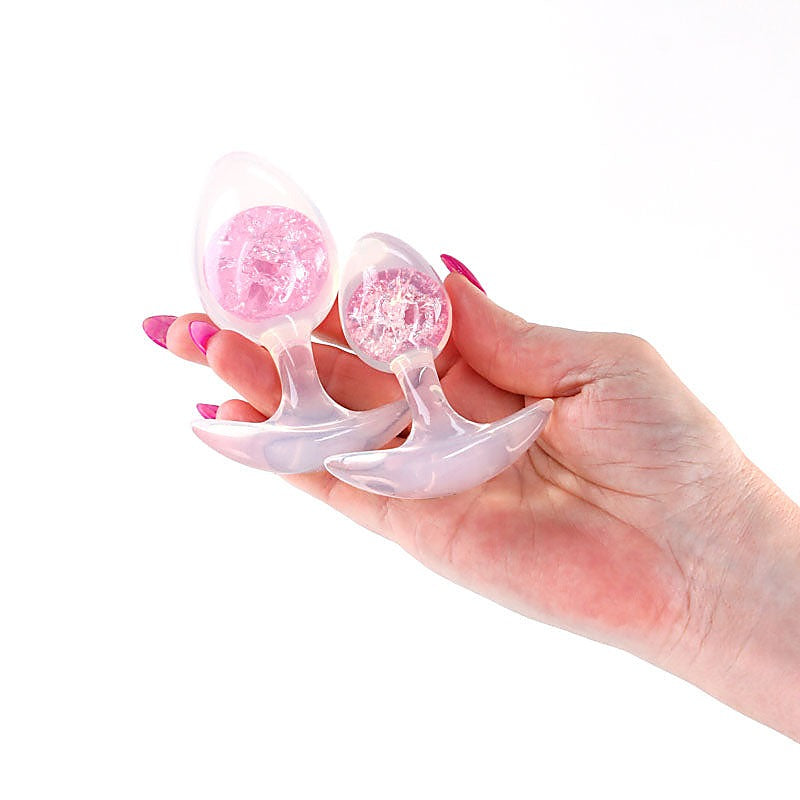 NS Novelties Glams Cosmic Butt Plugs Set of 2 Sizes - Butt Plugs