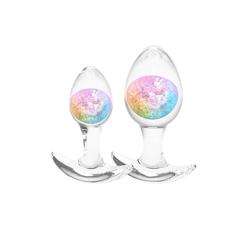 NS Novelties Glams Cosmic Butt Plugs Set of 2 Sizes - Butt Plugs