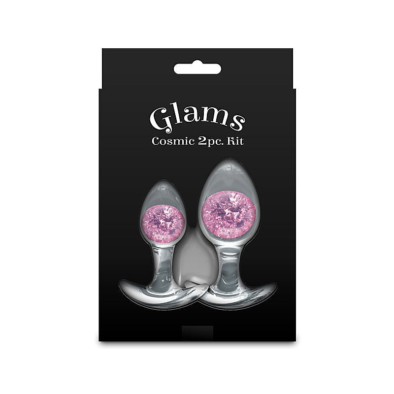 NS Novelties Glams Cosmic Butt Plugs Set of 2 Sizes - Butt Plugs